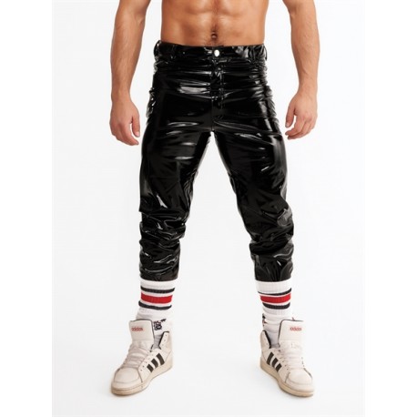 Mr Riegillio PVC Pants  pantaloni jeans in PVC lucidi
