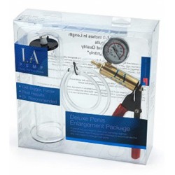 LAPD Premium Regular Cylinder Kit pompa con pressurometro  + cilindro per sviluppare il pene