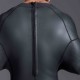 665 Neoprene Pod Suit Black sacco tuta bondage in neoprene