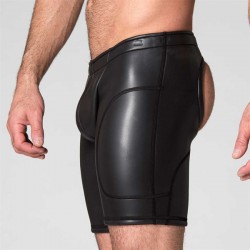 665 Neo Open Long Shorts Black calzoncini con apertura dietro in neoprene