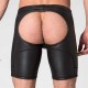 665 Neo Open Long Shorts Black calzoncini con apertura dietro in neoprene