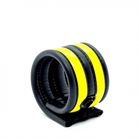 665 Neoprene Racer Ball Strap Yellow bracciale per polso in neoprene