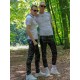 Mr Riegillio PVC Full Zip Pants pantaloni tuta in PVC lucidi