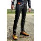 Mr Riegillio MR 5 Pockets Pants Black pantaloni in pelle artificiale