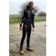 Mr Riegillio MR 5 Pockets Pants Black pantaloni in pelle artificiale