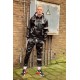 Mr Riegillio MR Black Pants pantaloni tuta in pelle artificiale