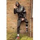 Mr Riegillio MR Black Pants pantaloni tuta in pelle artificiale