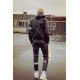 Mr Riegillio MR Black Pants pantaloni tuta in pelle artificiale