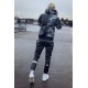 Mr Riegillio MR Black Pants pantaloni tuta in pelle artificiale