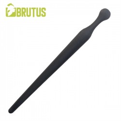 Brutus Pee Hole Plug Silicone Sound Black sonda uretrale per pipì in silicone