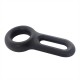Brutus Spanner Liquid Silicone Cock Ring Black cockring & ballstretcher