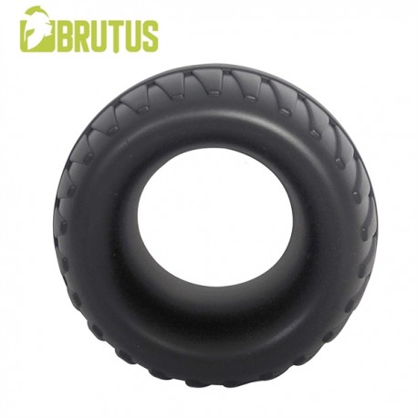 Brutus Tractor Liquid Silicone Cock Ring XL Black cockring anello per il pene