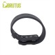 Brutus 3 Snap Silicone Cock Strap Black cockring anello per il pene con tre clips