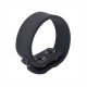 Brutus 3 Snap Silicone Cock Strap Black cockring anello per il pene con tre clips