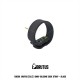 Brutus 3 Snap Silicone Cock Strap Black cockring anello per il pene con tre clips