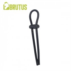 Brutus 3Tight 'N' Hard Silicone Cock Ring 5 mm. Black cockring