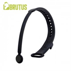 Brutus Adjustable Click-N-Go Cock Ring Black cocking regolabile