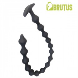 Brutus Beaded Chain Silicone Ass Balls Black dildo con sfere anali in silicone