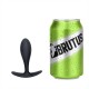 Brutus All Day Long Silicone Butt Plug S Black plug small dilatatore anale in silicone