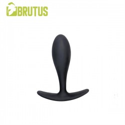 Brutus All Day Long Silicone Butt Plug 7 Black plug piccolo dilatatore anale in silicone