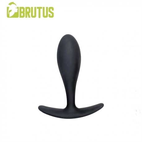 Brutus All Day Long Silicone Butt Plug M Black plug medium dilatatore anale in silicone