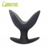 Brutus Open Wide Silicone Twin Tip Butt Plug XL Black plug dilatatore anale XL in silicone