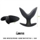 Brutus Open Wide Silicone Twin Tip Butt Plug L Black plug dilatatore anale Large in silicone
