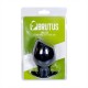 Brutus Chalice Silicone Tunnel Plug XL Black plug tunnel dilatatore anale XL in silicone