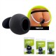 Brutus Chalice Silicone Tunnel Plug L Black plug tunnel dilatatore anale Large in silicone