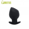 Brutus Chalice Silicone Tunnel Plug L Black plug tunnel dilatatore anale Large in silicone
