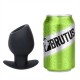 Brutus Chalice Silicone Tunnel Plug L Black plug tunnel dilatatore anale Large in silicone