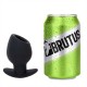 Brutus Chalice Silicone Tunnel Plug M Black plug tunnel dilatatore anale Medium in silicone