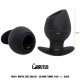 Brutus Chalice Silicone Tunnel Plug L Black plug tunnel dilatatore anale Large in silicone