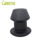 Brutus Gobbler Silicone Tunnel Plug L Black plug tunnel dilatatore anale Large in silicone