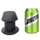 Brutus Gobbler Silicone Tunnel Plug L Black plug tunnel dilatatore anale Large in silicone