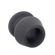 Brutus Gobbler Silicone Tunnel Plug M Black plug tunnel dilatatore anale Medium in silicone