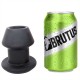 Brutus Gobbler Silicone Tunnel Plug M Black plug tunnel dilatatore anale Medium in silicone