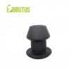 Brutus Gobbler Silicone Tunnel S Black plug tunnel dilatatore anale Small in silicone