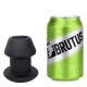 Brutus Gobbler Silicone Tunnel Plug S Black plug tunnel dilatatore anale Small in silicone