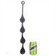 Brutus Hot Drops Silicone Ass Balls 50 mm. XL Black dildo con sfere anali in silicone