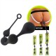 Brutus Hot Drops Silicone Ass Balls 50 mm. XL Black dildo con sfere anali in silicone