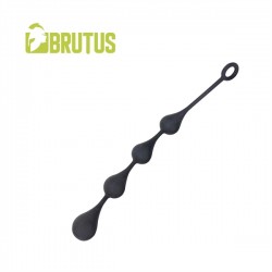 Brutus Hot Drops Silicone Ass Balls 40 mm. Large Black dildo con sfere anali in silicone