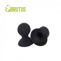 Brutus Nip Pull Silicone Nipple Suckers S Black coppia di succhia capezzoli in silicone