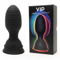 The VIP Vibrating Inflatable Plug plug dilatatore anale in silicone gonfiabile vibrante con pulsazioni in silicone