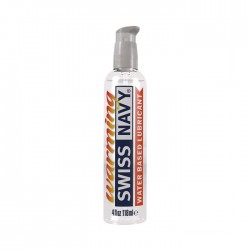 Swiss Navy Warming Water Based Lube 4 oz. 118 ml. lubrificante intimo riscaldante a base acquosa
