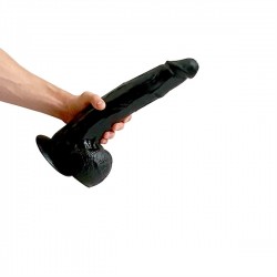 HUNG'R Dildo Taurus Black (13.70 inch) 35.00 cm. dildo XL fallo realistico Hung System