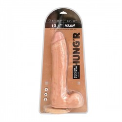 HUNG'R Dildo Maxim Flesh (13.10 inch) 33.50 cm. dildo XL fallo realistico Hung System