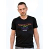 Mister B Pride Rainbow T-shirt Black maglietta logo arcobaleno gay pride