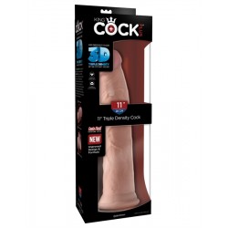 King Cock Plus Triple Density Cock 27.95 cm. (11 inch) dildo fallo realistico