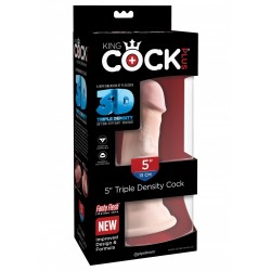 King Cock Plus 3D Triple Density (5.00 inch) 12.70 cm. dildo fallo ultra realistico